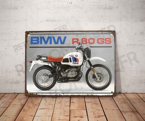 Targa metallica vintage - , r80gs