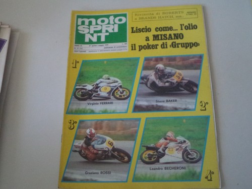Motosprint 1978 prova test - 17/1978,
