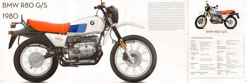 Scheda moto bmw r80 - bmw, 80